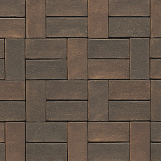 Классическая брусчатка  Glatt WK-PK33 Brown