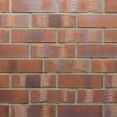Плитка для стен и фасадов  KLINKER BRICK Rotbraun-bunt Kohle Spezial